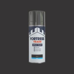 Fortress Trade  400ml Black Matt Anti Corrosive Metal Spray Paint