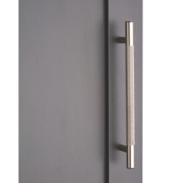 Elite Knobs & Handles Kensington Knurled T Bar Handle Brushed Nickel 213mm