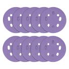 Trend  AB/125/60Z 60 Grit 8-Hole Punched Multi-Material Sanding Discs 125mm 10 Pack