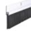 Essentials Draught Excluder White 1m