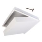 Manthorpe GL270F Fire-Resistant Drop-Down Loft Door White 562mm x 562mm