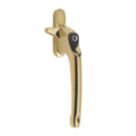 ERA  Right-Handed Cockspur Window Handles  Gold 3 Pack
