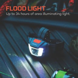 Nebo Einstein 250  LED Headlamp Storm Grey 250lm