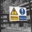 Essentials  "Warning Dangerous Site Keep out" Sign 420mm x 594mm