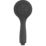 Croydex Nero Shower Handset Matt Black 90mm x 210mm