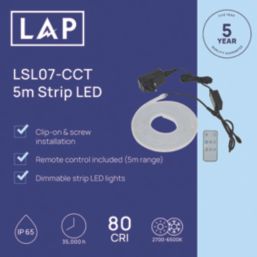 LAP  5m LED Strip Light 19W 2200lm