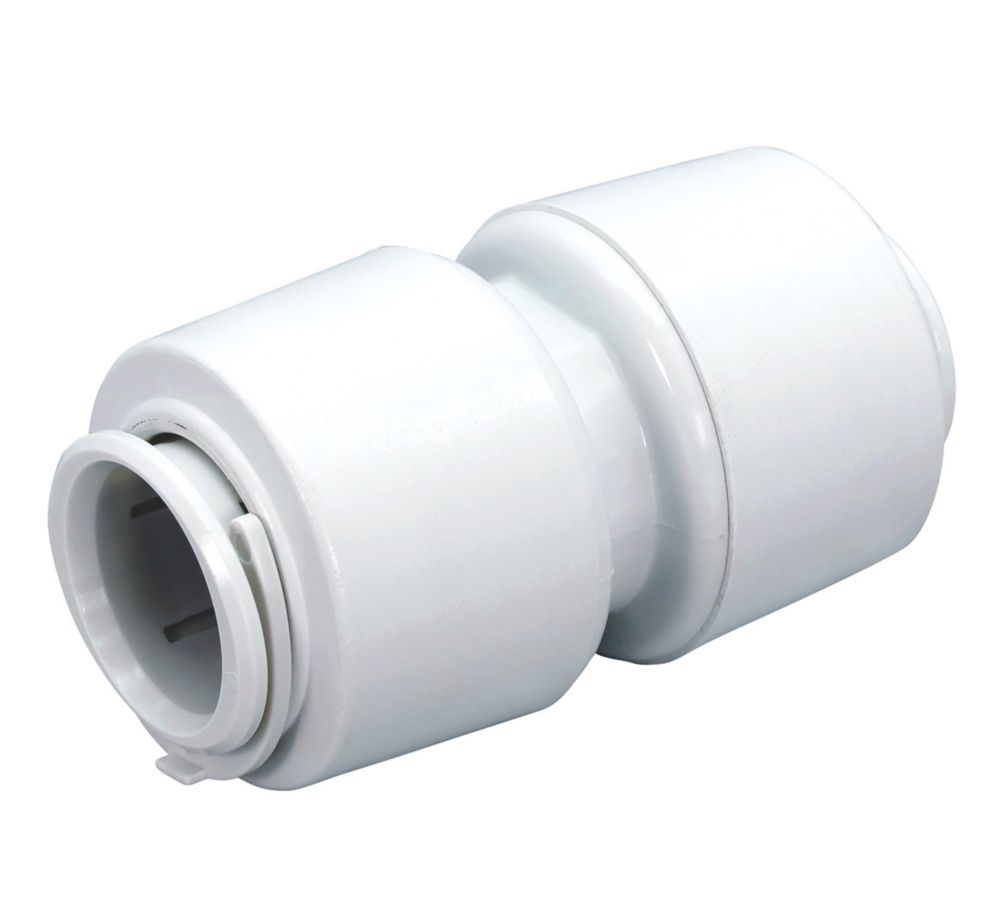 FloPlast Plastic Push-Fit Equal Straight Coupler 10mm | Pipe Fittings ...