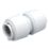 FloPlast FloFit+ Plastic Push-Fit Equal Straight Coupler 10mm