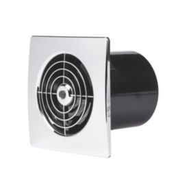 Manrose LP150STC 150mm (6") Axial Kitchen Extractor Fan with Timer Chrome 240V
