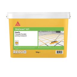Sika  Jointing Compound for Porcelain Paving  Ivory  15kg