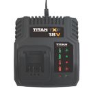 Titan TTB805CHR 18V Li-Ion TXP Fast Charger