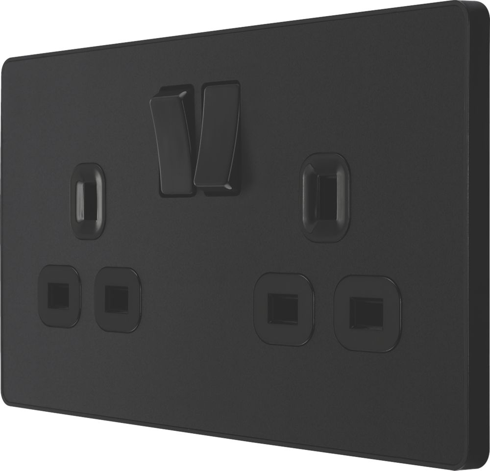 Black Switches Sockets Wiring Accessories Screwfix