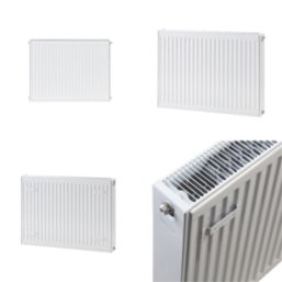 Flomasta 600mm x 700mm 4082BTU White Type 22 Convector Radiator