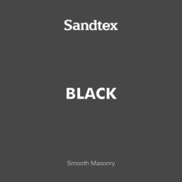 Sandtex 1Ltr Smooth Black Masonry Paint