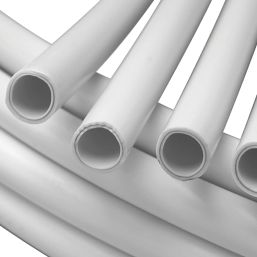 Flomasta  Push-Fit PB Barrier Pipe Coil 15mm x 25m White