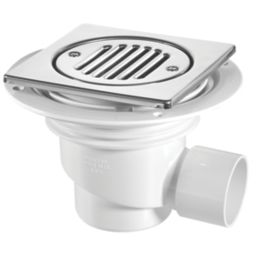 McAlpine TSG1SS Trapped Gully Polished Stainless Steel 75mm Water Seal