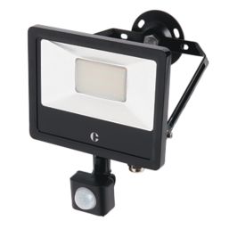 Collingwood  Outdoor LED Floodlight With PIR Sensor Black 20W 2200 / 2400 / 2400lm