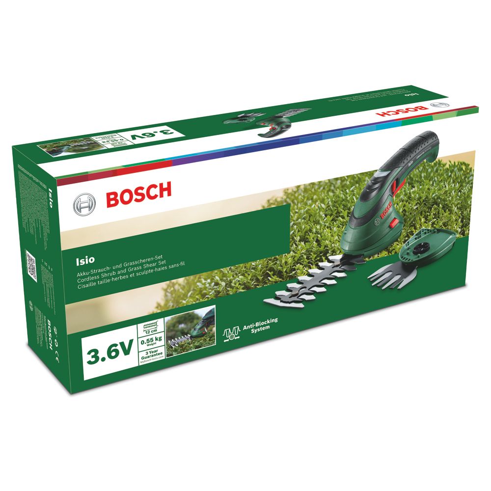 Buy Bosch Home and Garden Isio Rechargeable battery Lawn shears +