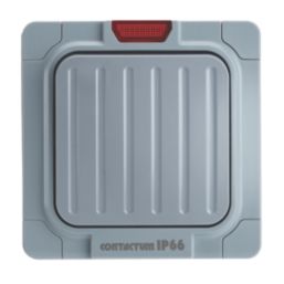 Contactum  IP66 20A 1-Gang 2-Way Weatherproof Outdoor Switch with Neon