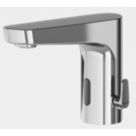 Swirl Caldew Chrome 119mm Standard Sensor Battery-Powered Touch-Free Basin Mixer Tap