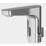 Swirl Caldew Chrome 119mm Standard Sensor Battery-Powered Touch-Free Basin Mixer Tap