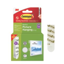 Command Self-Adhesive Picture Hanging Strips Medium 12 Pack
