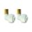 ETAL  Brass Push-Fit Equal 90° White Stem Elbow 15mm 2 Pack
