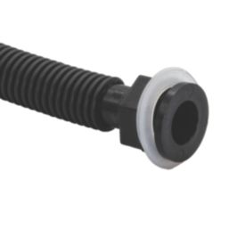 FloPlast  Square Rainwater Diverter Black