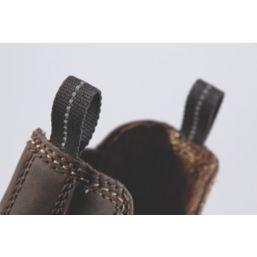 DEWALT Radial Size 10  Brown  Steel Toe Cap Safety Dealer Boots