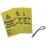 Essentials 'Danger Electric Shock Risk' Safety Maintenance Tags 10 Pack