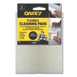 Oakey Flexible Cleaning Pads 115mm x 150mm 5 Pack