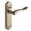 Designer Levers Bewdley Fire Rated Latch Lever Door Handle Pair Antique Brass