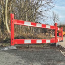 Melba Swintex 2PostP Postman Barrier Post Orange 1.17m