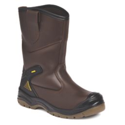 Apache AP305 Size 10  Brown Waterproof Steel Toe Cap Safety Rigger Boots