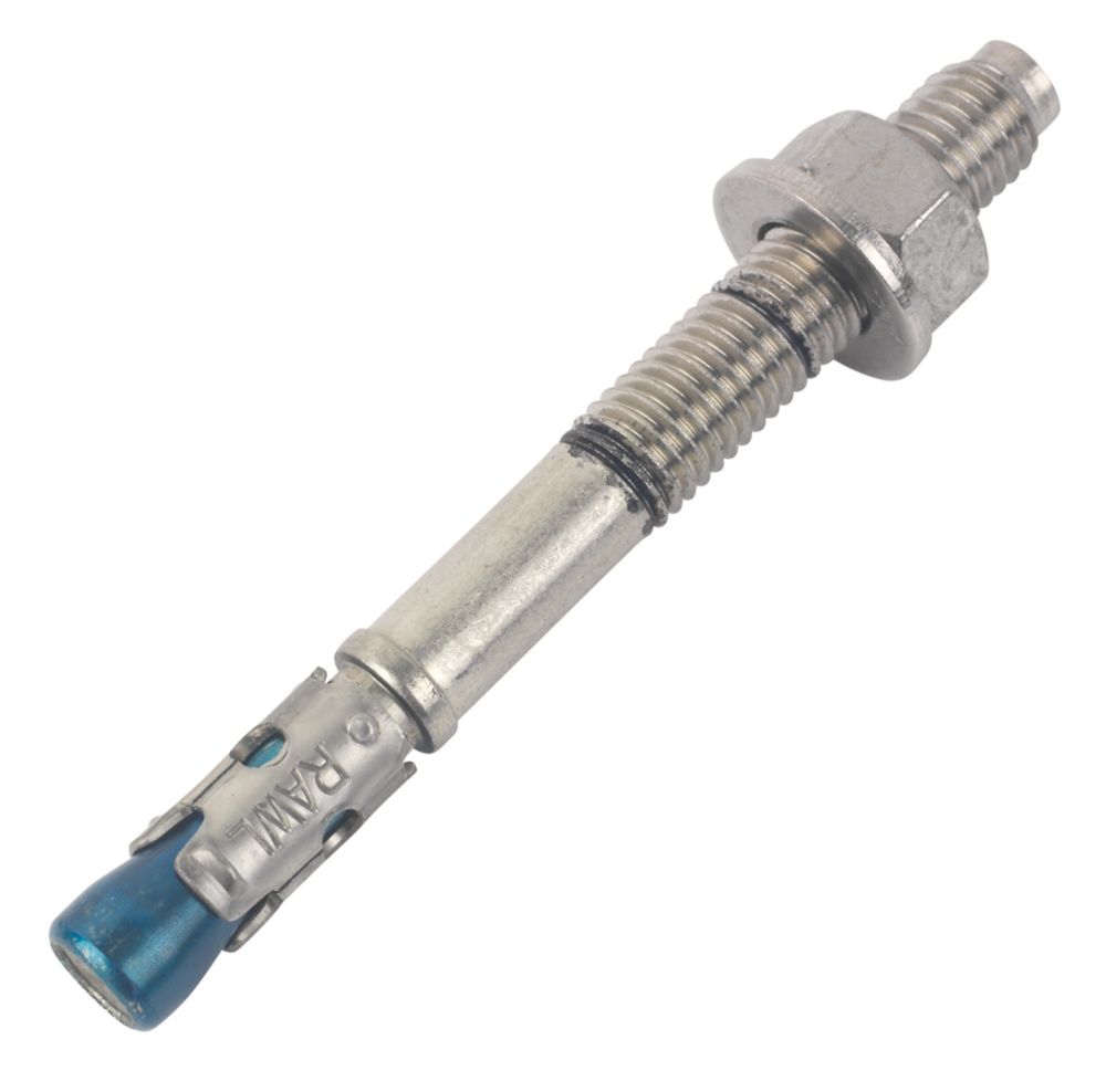 Rawlplug Fire Rated R-HPTIIA4 Throughbolts M12 x 115mm 50 Pack - Screwfix