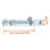 Smith & Locke Brenton Gate Bolt Silver 250mm
