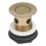 Flomasta Slotted Captive Basin Waste Brushed Brass 65mm