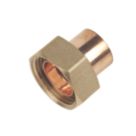 Flomasta  Copper End Feed Adapting Cylinder Union 22mm x 1"