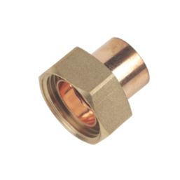 Flomasta  Copper End Feed Adapting Cylinder Union 22mm x 1"