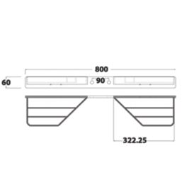 Maypole  Heavy Duty Double Tow Step