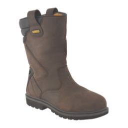 DEWALT Rigger 2 Size 8  Brown  Steel Toe Cap Safety Rigger Boots