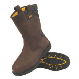 DEWALT Rigger 2 Size 8  Brown  Steel Toe Cap Safety Rigger Boots