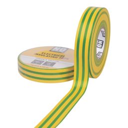 No Nonsense  Electrical Tape Green & Yellow 33m x 19mm