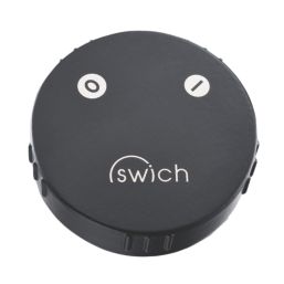 Abode Swich Round Tap Filter Converter Matt Black