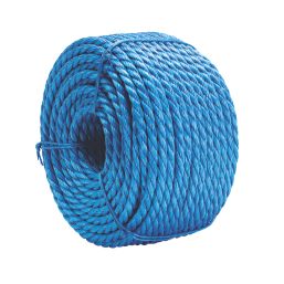 Essentials Twisted Rope Blue 8mm x 50m