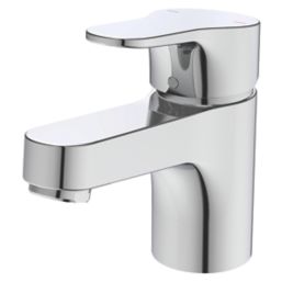 Ideal Standard Cerabase Chrome/Silver 122mm Cloakroom Lever Mono Basin Mixer Tap  With Clicker Waste