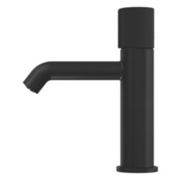 Swirl Gallen Matt Black 192.6mm Standard Round Head Mono Basin Mixer Tap  With Waste