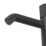 Swirl Gallen Matt Black 192.6mm Standard Round Head Mono Basin Mixer Tap  With Waste