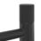Swirl Gallen Matt Black 192.6mm Standard Round Head Mono Basin Mixer Tap  With Waste