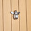 Hardware Solutions Door Knocker Bumble Bee Polished Chrome 127mm x 98mm